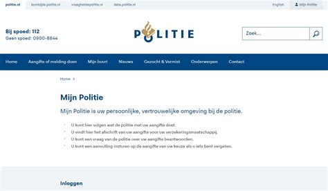 mijn politie inloggen.